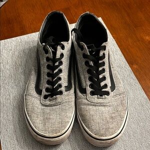 Vans Men's Black and Gray Sneakers